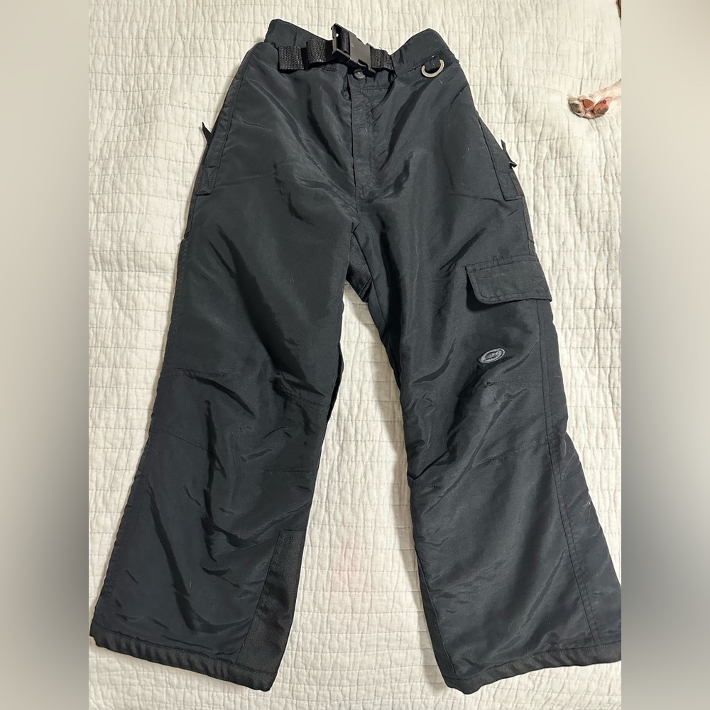 Kids small black snow pants